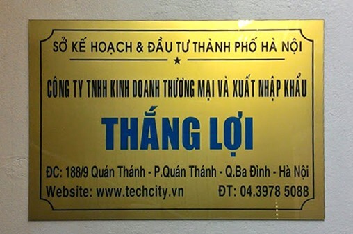 Làm biển hiệu công ty