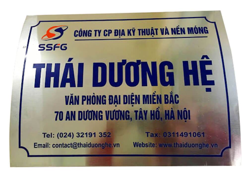 Những lưu ý khi làm biển hiệu công ty