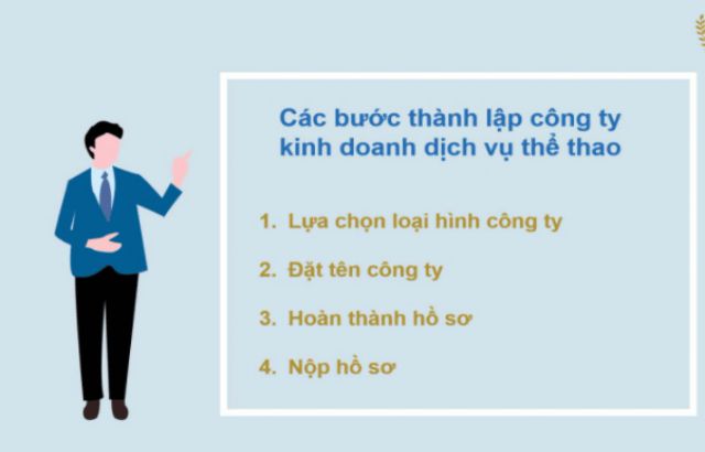 Các bước cần thực hiện để thiết lập cơ sở kinh doanh hoạt động thể thao