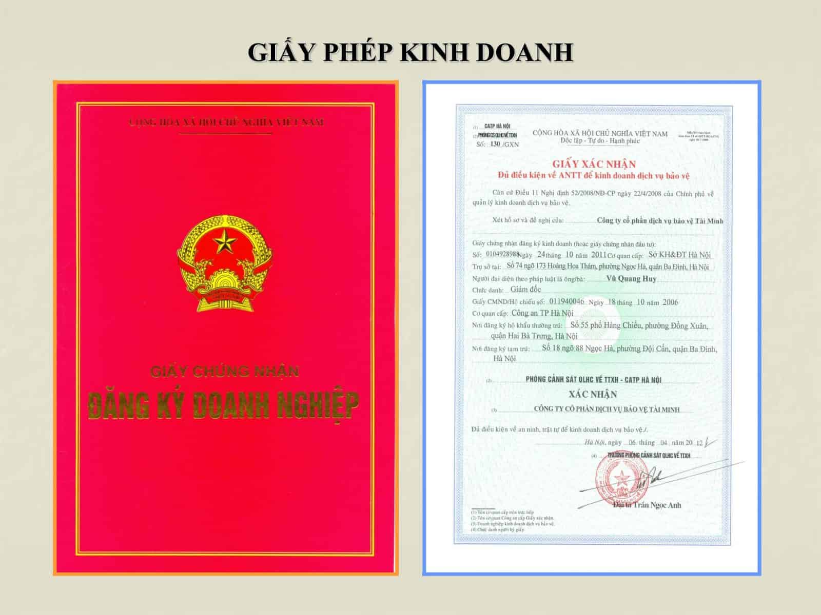 Giấy phép kinh doanh là gì?